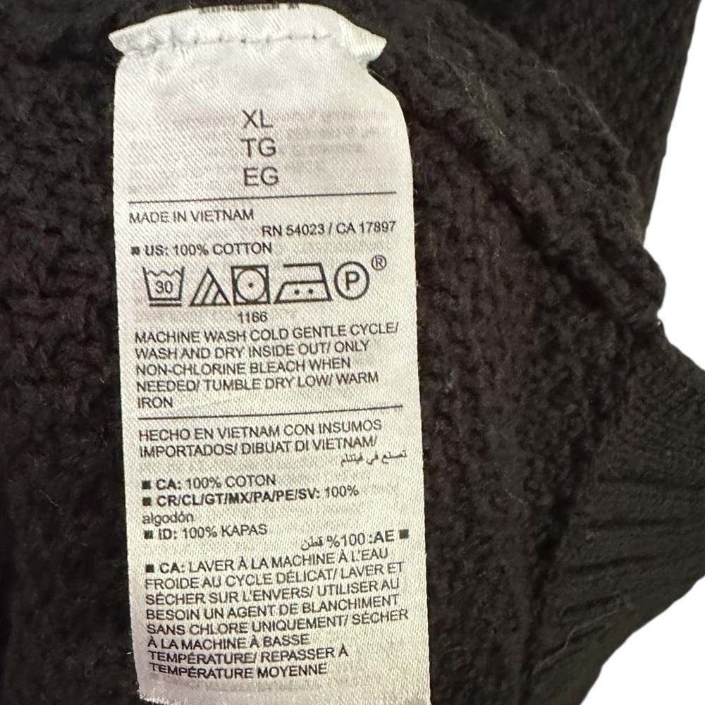 Old Navy Black Knit Pullover Sweater Women’s Size XL - Picture 7 of 7